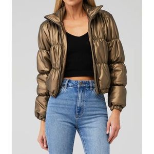 BB Dakota Kelper jacket bomber gold small